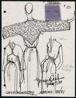 Cashin's illustrations of ready-to-wear designs for Russell Taylor, Spring 1980 - 1981 collection. b057_f03-02