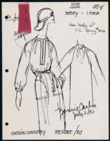 Cashin's illustrations of ready-to-wear designs for Russell Taylor, Resort 1980 collection. f01-31