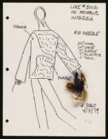 Cashin's illustrations of handknit garment design. f06-49
