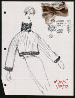 Cashin's illustrations of handknit garment design. f06-23