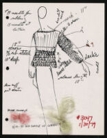 Cashin's illustrations of handknit garment design. f06-27