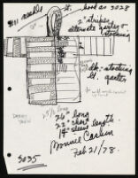 Cashin's illustrations of handknit garment designs. f04-33