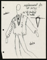 Cashin's illustrations of handknit garment designs. f04-30