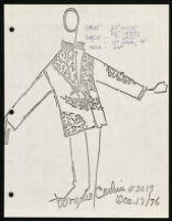 Cashin's illustrations of handknit garment designs. f04-05