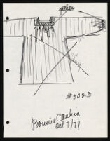 Cashin's illustrations of handknit garment designs. f04-09
