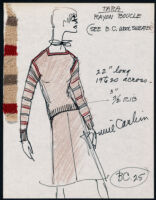 Cashin's illustrations of ready-to-wear designs for Russell Taylor, Fall 1981 collection. b058_f01-30