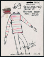 Cashin's illustrations of ready-to-wear designs for Russell Taylor, Fall 1981 collection. b058_f02-11