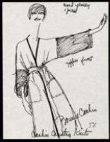 Cashin's illustrations of ready-to-wear designs for Russell Taylor, Holiday / Spring 1982 collection. f06-08