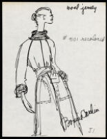 Cashin's illustrations of ready-to-wear designs for Russell Taylor, Holiday / Spring 1982 collection. f06-01