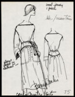 Cashin's illustrations of ready-to-wear designs for Russell Taylor, Holiday / Spring 1982 collection. f06-05