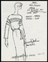 Cashin's illustrations of ready-to-wear designs for Russell Taylor. b058_f09-16