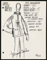 Cashin's illustrations of knitwear designs. b189_f02-03