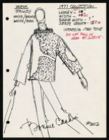 Cashin's illustrations of knitwear designs. b189_f02-05