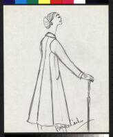 Cashin's illustrations of coat designs for Siggy. f02-05