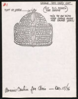Cashin's illustrations of glove and hat designs. f01-01