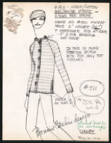 Cashin's illustrations of knitwear designs created by Cyril Cullen Mill (knitter). f03-09