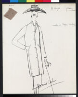 Cashin's illustrations of coat designs for Siggy. f03-05