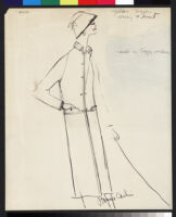 Cashin's illustrations of coat designs for Siggy. f03-09