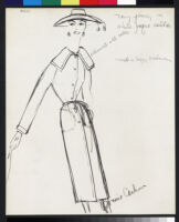 Cashin's illustrations of coat designs for Siggy. f03-10