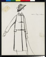 Cashin's illustrations of coat designs for Siggy. f03-11