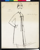 Cashin's illustrations of coat designs for Siggy. f03-14