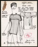 Cashin's illustrations of knitwear designs created at Linton Mill. f02-04