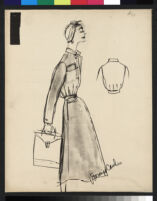 Cashin's illustrations of coat designs. b078_f04-01