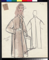 Cashin's illustrations of coat designs. b078_f04-07