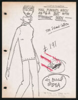 Cashin's illustrations of knitwear designs. b185_f07-25