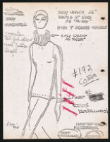 Cashin's illustrations of knitwear designs. b185_f07-26