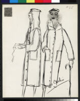 Cashin's illustrations of coat designs. b078_f04-08