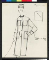 Cashin's illustrations of coat designs. b078_f05-09