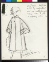 Cashin's illustrations of rainwear designs for Sills and Co. f01-23