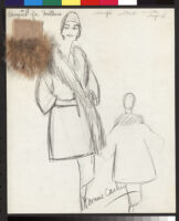 Cashin's illustrations of fur coat designs for Fantasia Furs. f10-09