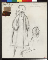 Cashin's illustrations of fur coat designs for Fantasia Furs. f10-15