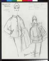 Cashin's illustrations of fur coat designs for Fantasia Furs. f09-02