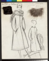 Cashin's illustrations of fur coat designs for Fantasia Furs. f10-05