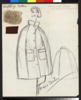 Cashin's illustrations of fur coat designs for Fantasia Furs. f10-07