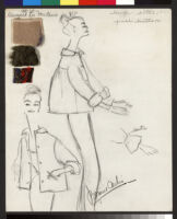 Cashin's illustrations of fur coat designs for Fantasia Furs. f10-06