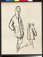 Cashin's illustrations of outerwear designs for Sills and Co., titled "Deep Freeze." f01-04
