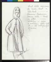 Cashin's illustrations of rainwear designs for Sills and Co. f02-24