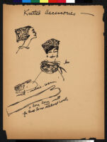 Cashin's rough design illustrations and outlines of promotional ideas for Sills and Co. b082_f01-04
