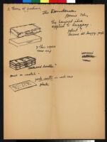 Cashin's rough design illustrations and outlines of promotional ideas for Sills and Co. b082_f01-08