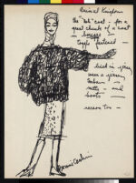 Cashin's illustrations of fur coat designs. f06-06