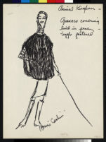 Cashin's illustrations of fur coat designs. f06-03