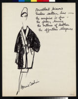Cashin's illustrations of fur coat designs. f06-09
