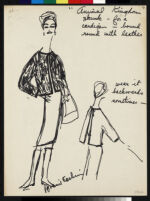 Cashin's illustrations of fur coat designs. f06-05