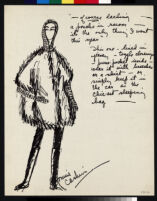 Cashin's illustrations of fur coat designs. f06-16