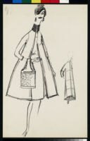 Cashin's illustrations of handbag designs for Coach. f10-01