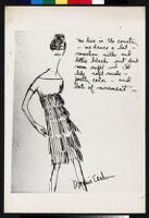 Cashin's ready-to-wear design illustrations for Sills and Co., titled "Salute to Ernestine Carter." b082_f12-05